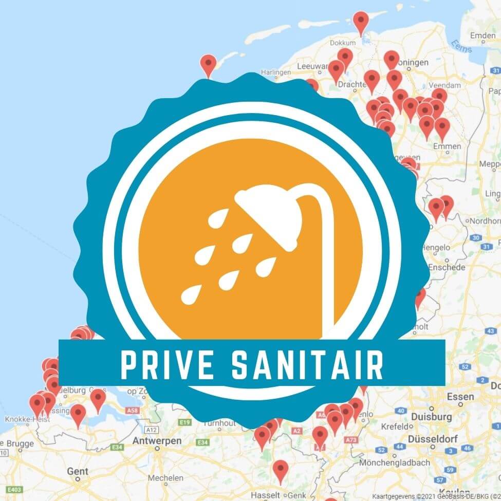 Campings met privÃ© sanitair in Nederland